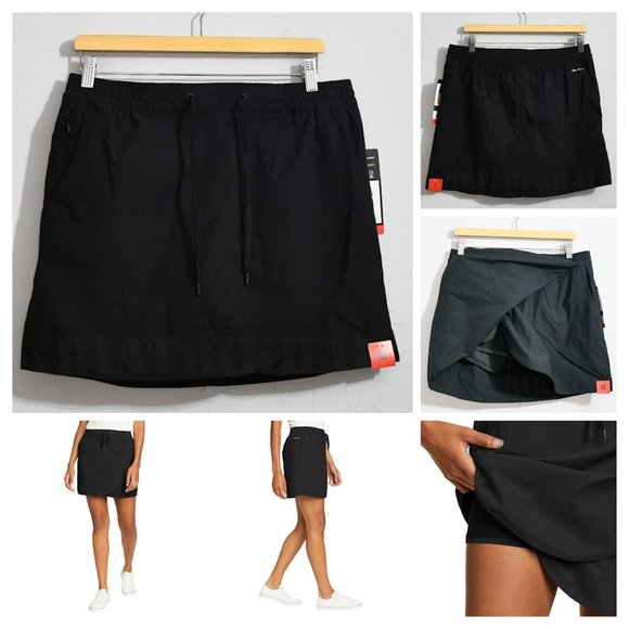 Black Eddie Bauer Ladies' Tulip Hem Skort‎ - Picture 1 of 8